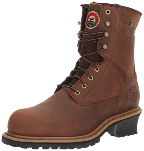 Irish Setter, Mesabi, Men’s, 8", Waterproof, Soft Toe, Logger Boot, Brown