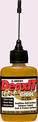 DeoxIT® Gold 100% Contact Conditioner, Needle Applicator, 25ML- G100L-25C