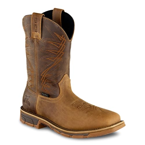 Irish Setter, Marshall, Men’s, 11", Waterproof, Soft Toe, Pull-On Work Boot, Brown