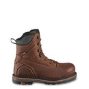 Irish Setter, Edgerton, Mens, 8", Waterproof, Non-Metallic Safety Toe, Work Boot, Brown