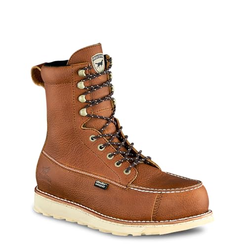 Irish Setter, Wingshooter ST, Men's, 8", Waterproof, Non-Metallic Safety Toe, Work Boot, Amber