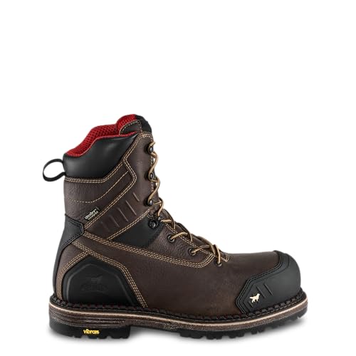 Irish Setter, Edgerton XD, Men’s, 8", Waterproof, Non-Metallic Safety Toe (CSA), Work Boot, Brown