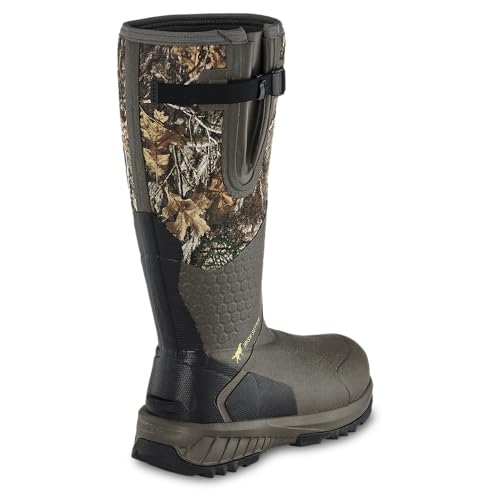 Irish Setter, MudTrek, Unisex, 17", Waterproof, Insulated 800g, Adjustable Full Fit, Hunting Boot, Realtree Edge, 10 E (Wide)