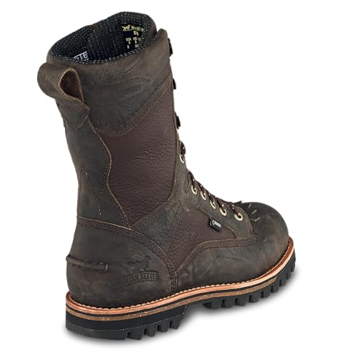 Irish Setter, Elk Tracker, Men’s, 12", Waterproof, Insulated 200g, Hunting Boot, Brown