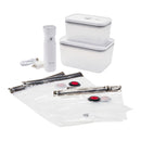 ZWILLING Fresh & Save 7-pc Vacuum Sealer Machine Starter Set, Sous Vide Bags, Meal prep, Airtight Food Storage Containers, Gift Set