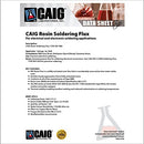 CAIG Labs., ROSIN SOLDERING FLUX (Electrical), Jar, 226 grams, Pack of 1