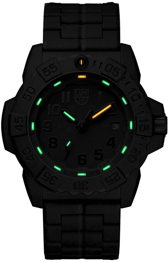 Luminox Navy Seal Mens Watch Black Out 45 mm (XS.3502.BO.L / 3500 Series)