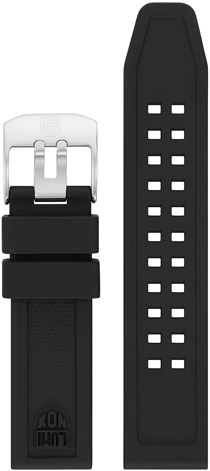 Luminox Replacement Band/Rubber Strap for Navy Seals Series 7050-20 mm Black