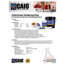 CAIG Labs., Rosin Soldering Flux (Electrical), Syringe, 8 Grams, Pack of 1