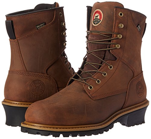 Irish Setter Mesabi 8" Waterproof 400 g Steel-Toe Logger Brown 10