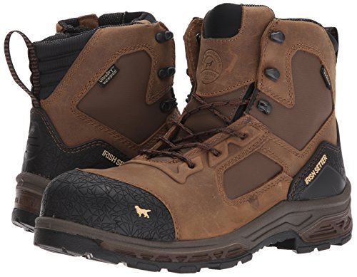 Irish Setter, Kasota, Men’s, 6", Side-Zip, Waterproof, Non-Metallic Safety Toe, Work Boot, Brown