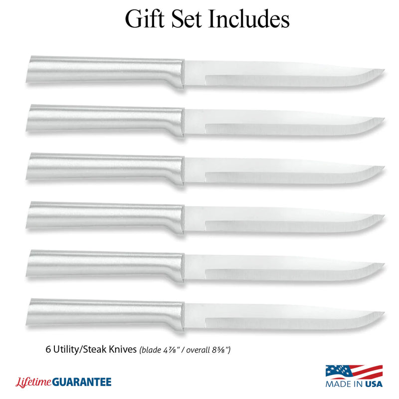 Six Utility/Steak Knives Gift Set