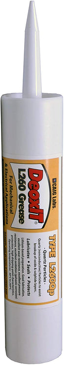 CAIG Labs., DeoxIT L260-Q8TP, Lithium Grease, Quartz Particles, 226g Cartridge Tube