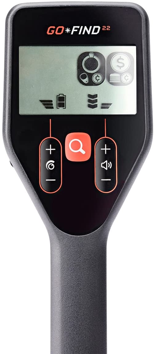 Minelab GO-FIND 22 Metal Detector with GO-FIND Black Carry Bag for Transport