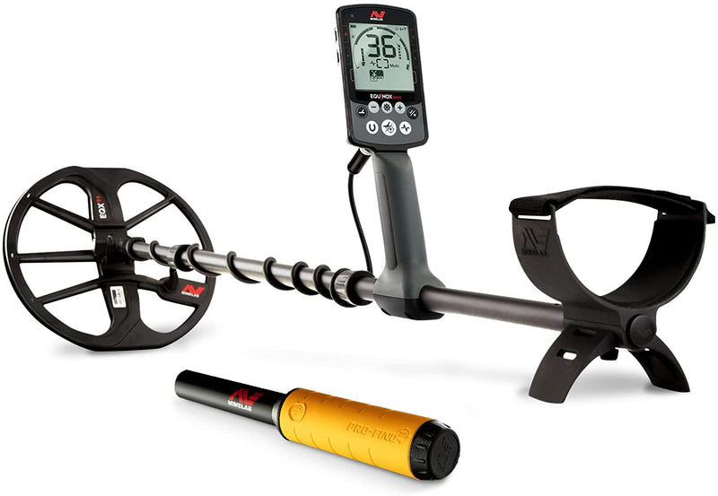 Minelab Equinox 800 Multi-IQ Underwater Metal Detector & Pro-Find 20 Pinpointer
