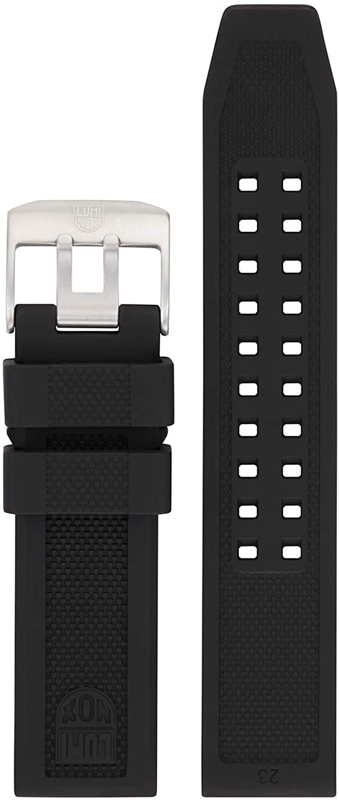 Luminox Replacement Band/Rubber Strap for Navy Seals Series 3050-23 mm Black