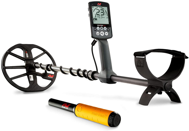 Minelab Equinox 600 Multi-IQ Metal Detector with Pro-Find 15 Pinpointer