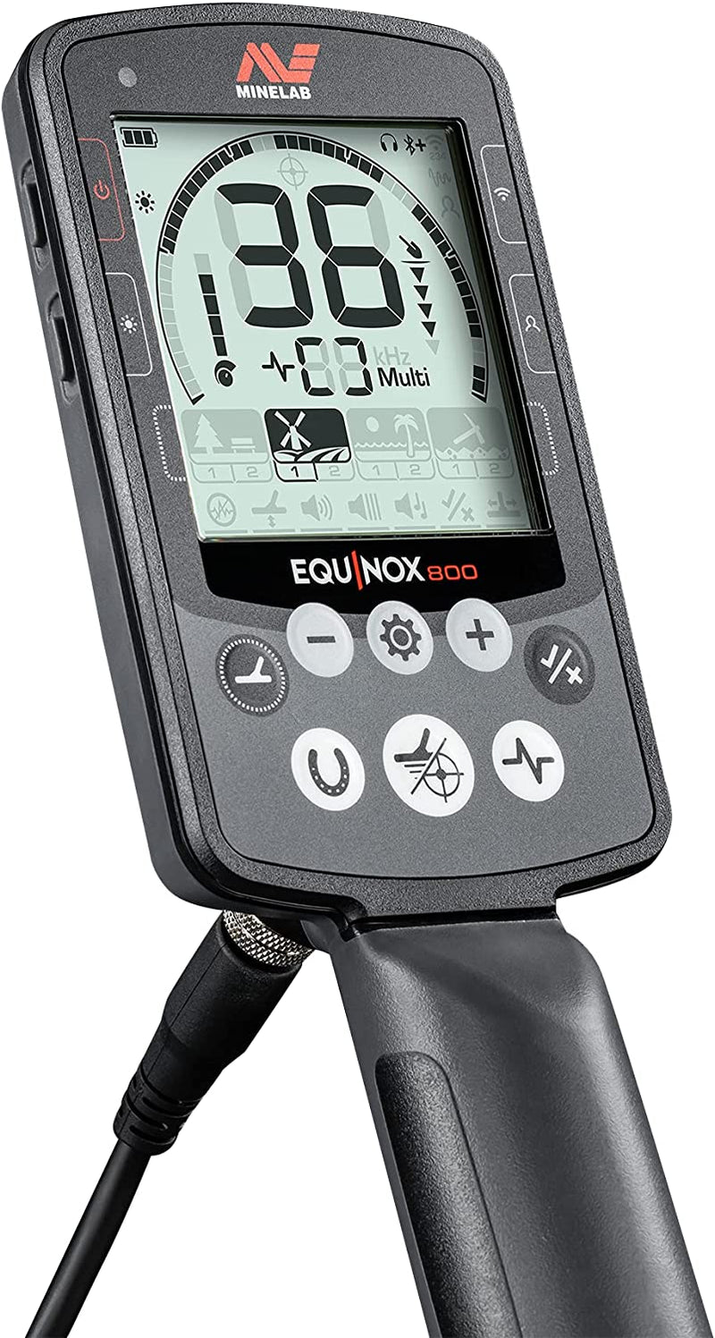 Minelab Equinox 800 Metal Detector with EQX 11” Double-D Waterproof Coil