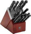 Henckels Solution 16-pc Self-Sharpening Knife Block Set - Walnut