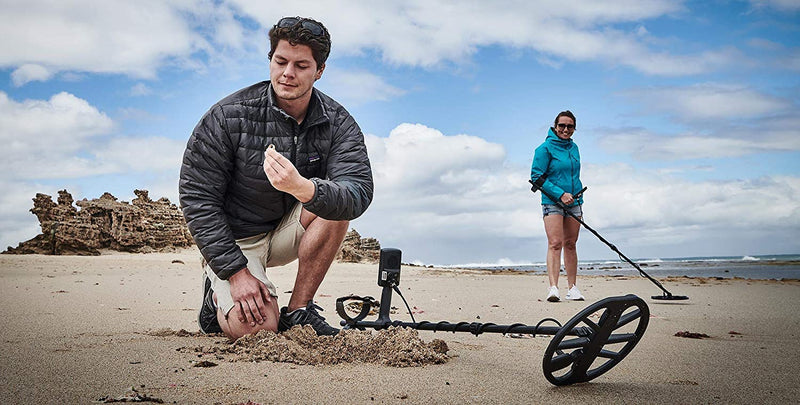 Minelab Equinox 600 Multi-Purpose Metal Detector with EQX 11" Double-D Smart Coil + Equinox Wireless Bluetooth Headphones