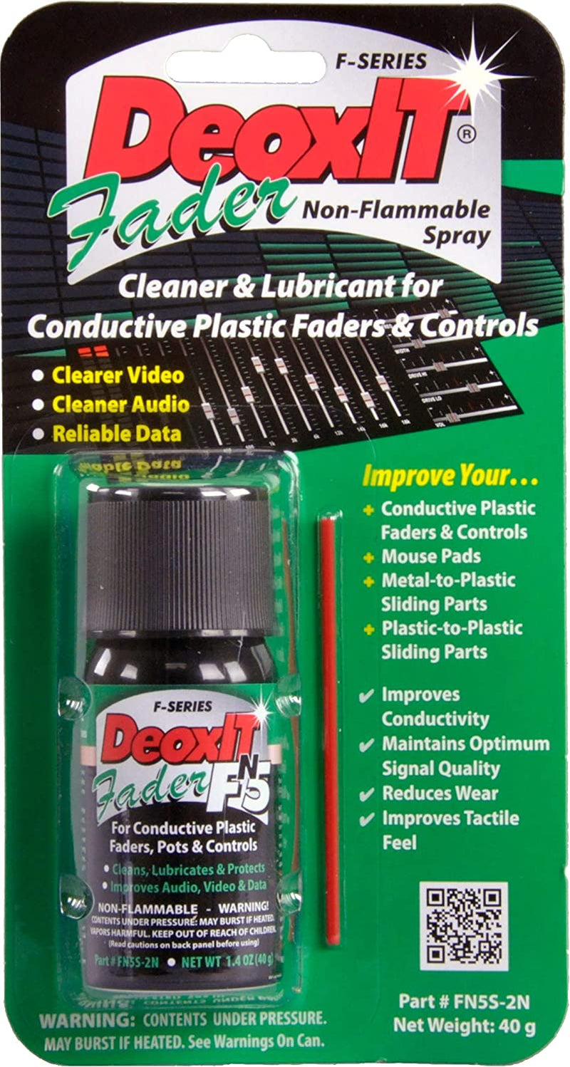 DeoxIT Fader FN5S2N MiniSpray, Contact Cleaner/Lube/Protector for Co