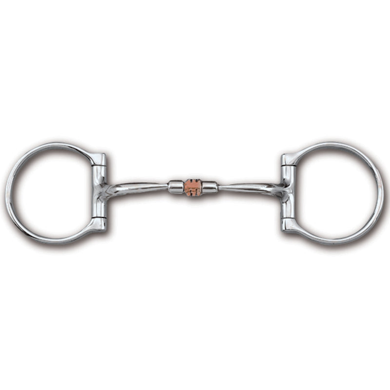 Myler Western Dee with Sweet Iron Comfort Snaffle with Copper Roller - 5"