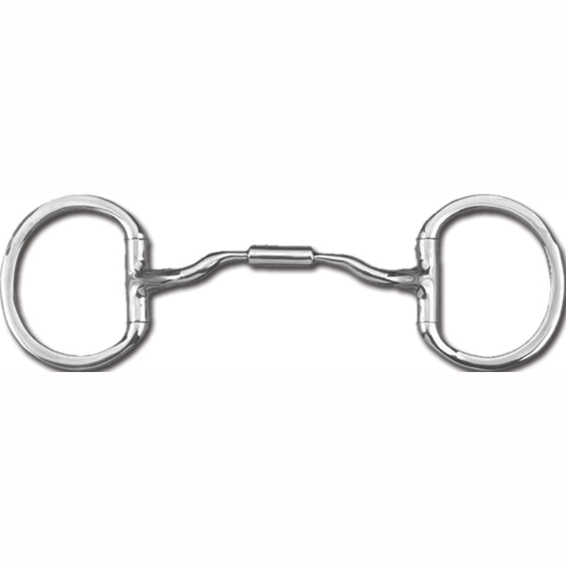 Toklat Myler Eggbutt without Hooks Low Port Comfort Snaffle - 5 inch
