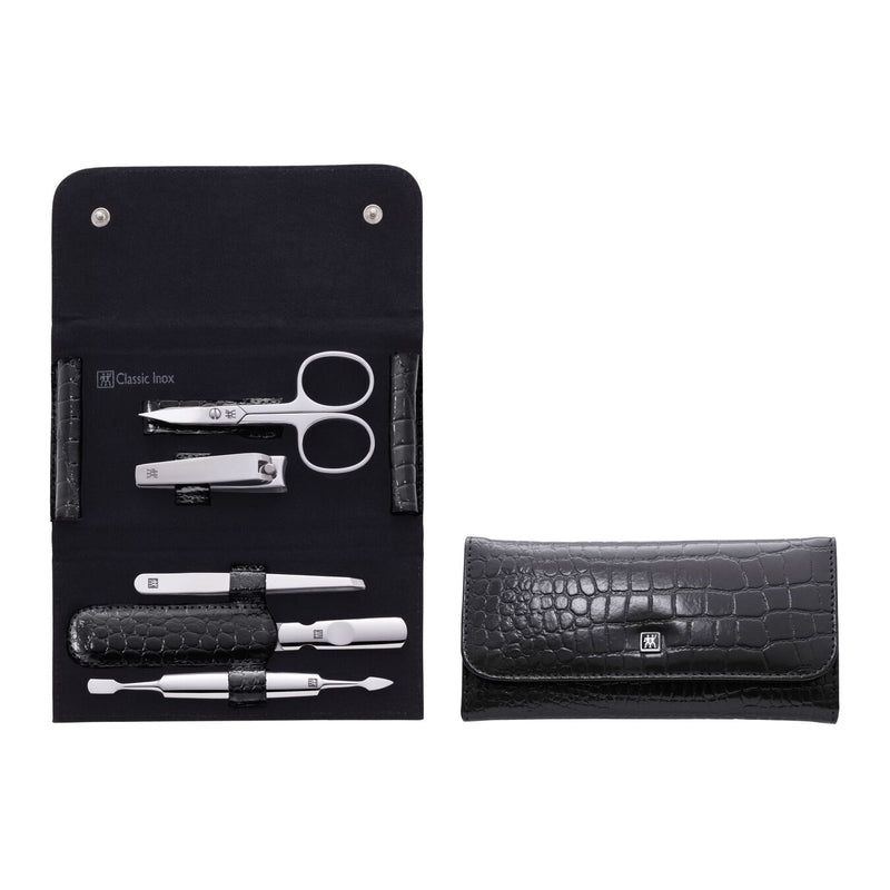 ZWILLING Classic Inox 6-pc Snap Fastener Case - Black