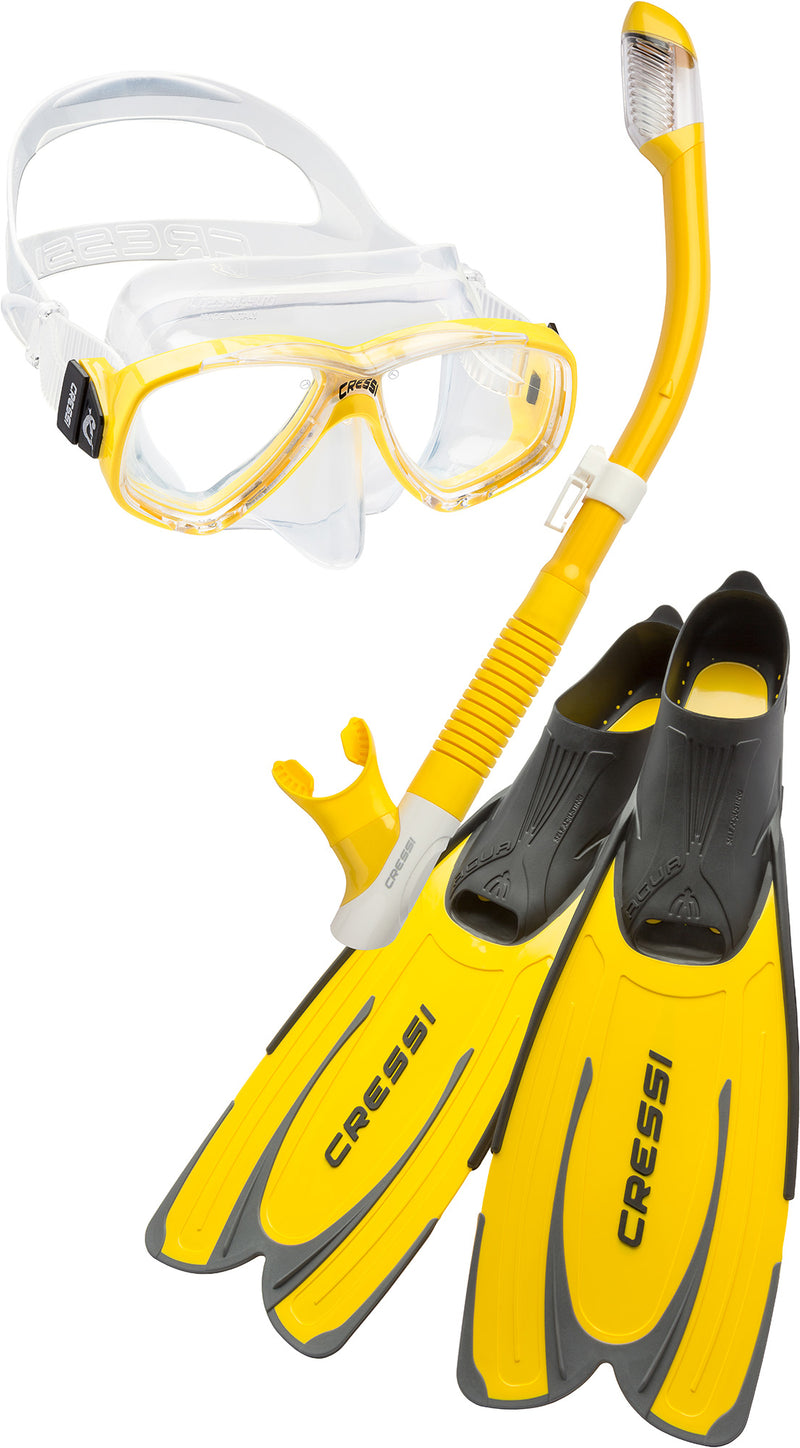 Cressi Adult High-End Scuba Snorkeling Gear | Agua & Perla & Tao Dry