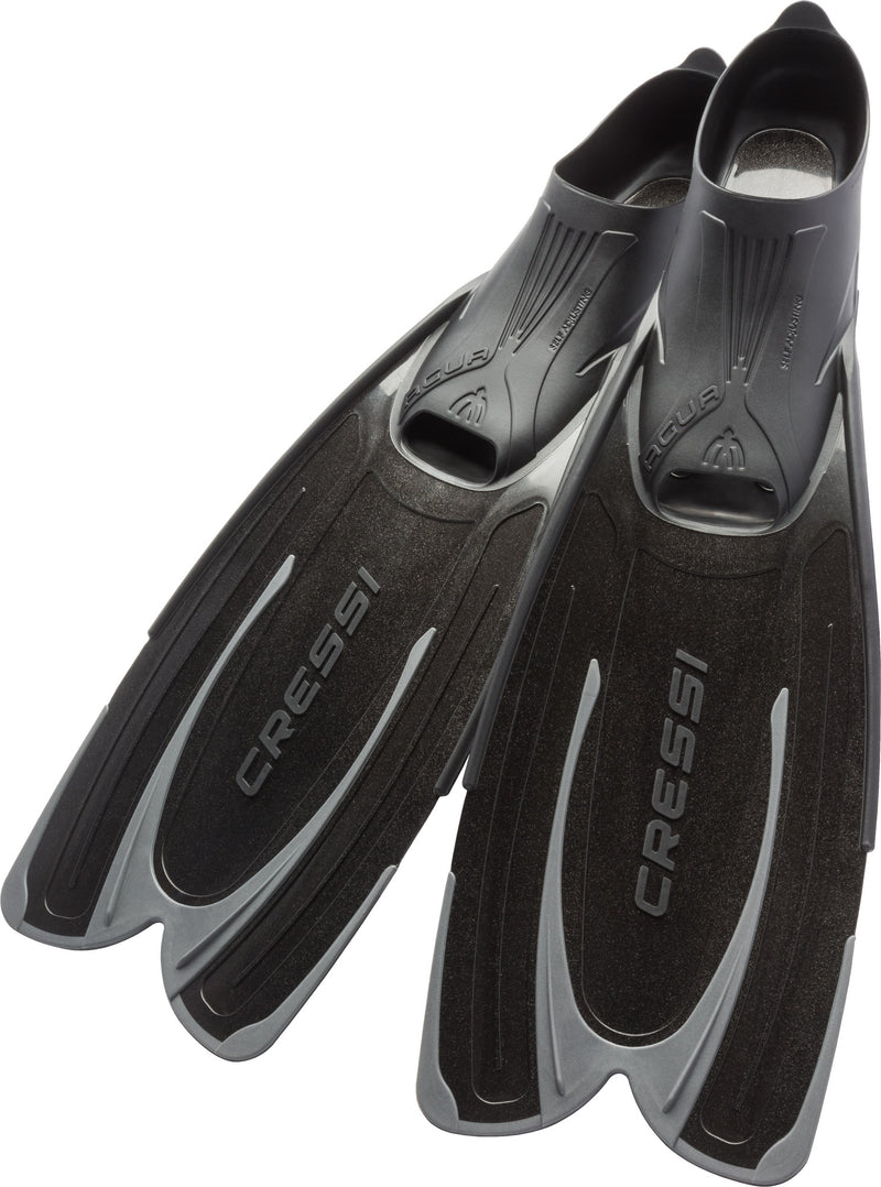 Cressi Adult Snorkeling Fins with Adjustable Comfort Foot Pocket | Perfect for traveling | Water: Made in Italy