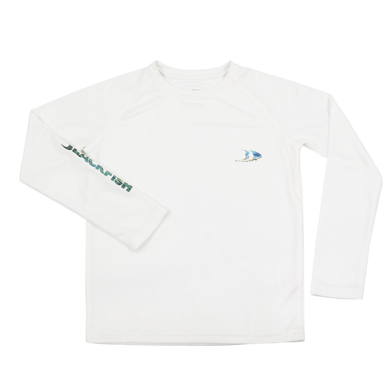 BLACKFISH CoolTech UPF Guide Long Sleeve Shirt, Splash Logo