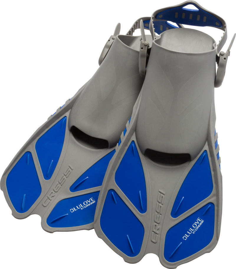 Cressi Adult Snorkeling Set (Mask, Snorkel, Adjustable Fins) Ideal for Travel - Lightweight Colorful Equipment | Bonete Set