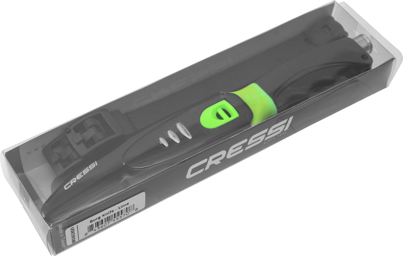Cressi Borg, Long Blade Knife for Diving and Spearfishing Knife - Pointed & Blunt Tip