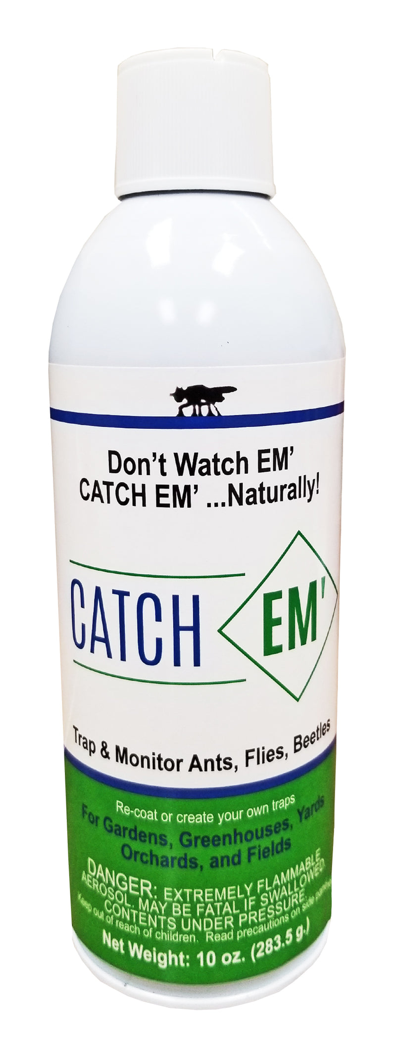 Catch Em' Sticky Coating Aerosol, 10oz Spray Can