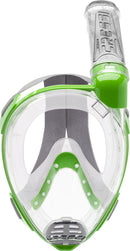 Cressi Adult Snorkeling Full Face Mask | Wide Clear View, Anti-Fog System | Duke Dry