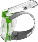 Cressi Adult Snorkeling Full Face Mask | Wide Clear View, Anti-Fog System | Duke Dry