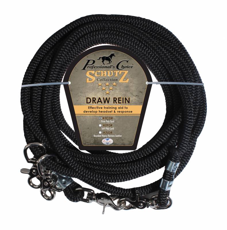 Professionals Choice Cord Rope Draw Reins