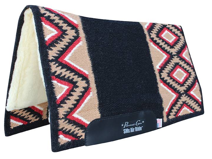 Professionals Choice El Dorado Air Ride Saddle Pad - 33" x 38" with 3/4" Core