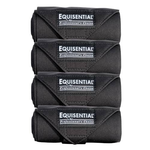 Equisential by Professionals Choice Equine Standing Bandage Wrap Value Pack - Set of 4 (Universal Size)