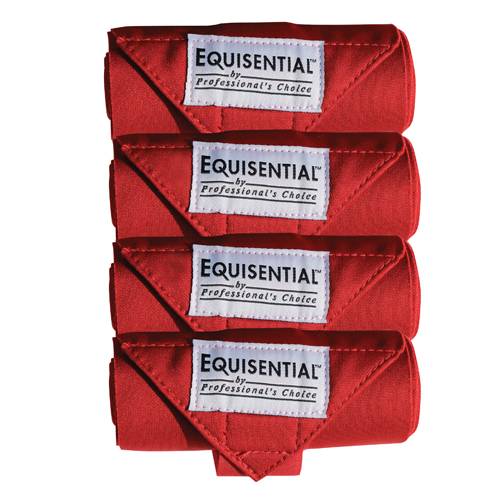 Equisential by Professionals Choice Equine Standing Bandage Wrap Value Pack - Set of 4 (Universal Size)