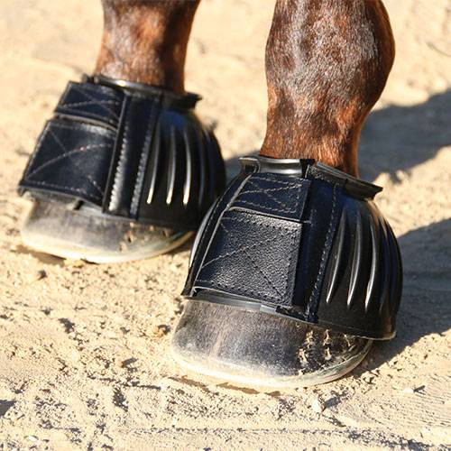 Professional's Choice Easy-On Rubber Bell Boots - Black