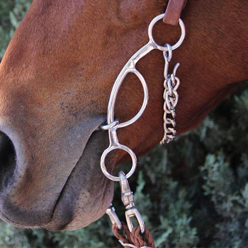 Professional S Choice Futurity 6.5" 3 Piece Twisted Wire Snaffle Bit