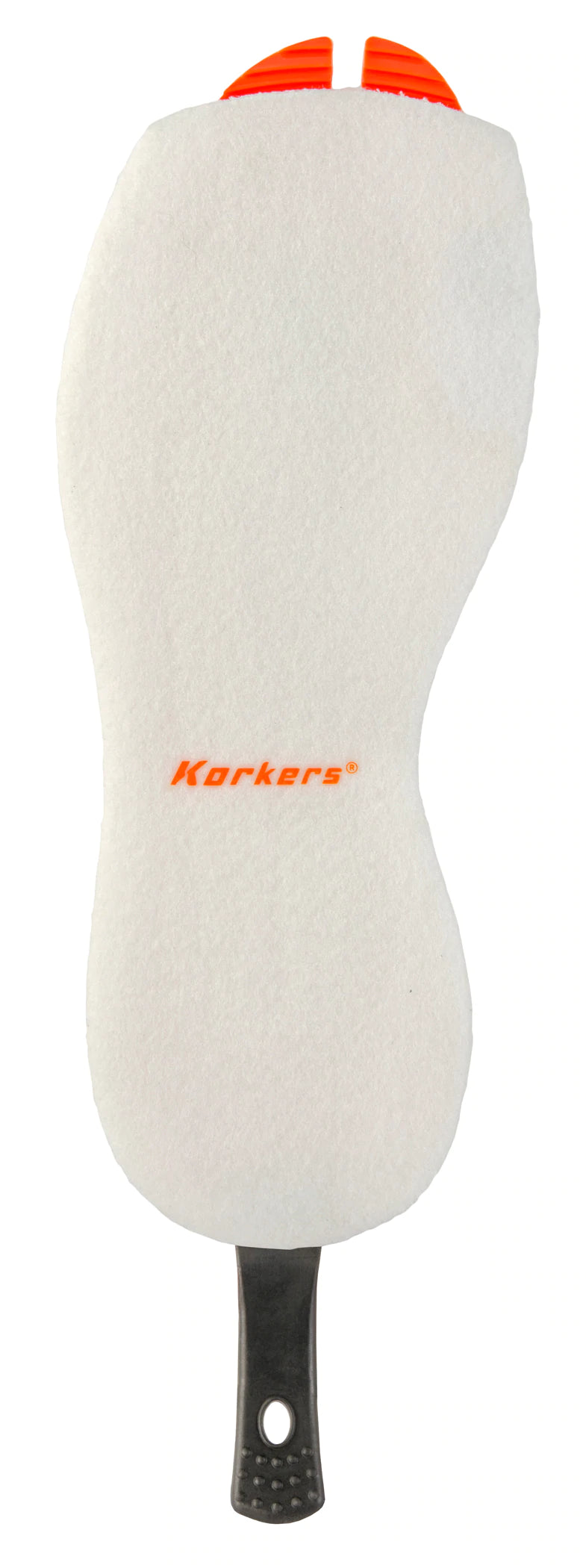 Korkers OmniTrax V3.0 Felt Fishing Shoe Sole, White/Orange