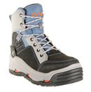 Korkers Women's Buckskin Mary with Felt & Kling-On Soles, Sharkskin/Riverside