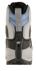 Korkers Women's Buckskin Mary with Felt & Kling-On Soles, Sharkskin/Riverside