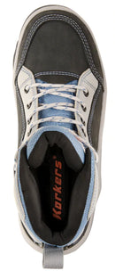 Korkers Women's Buckskin Mary with Felt & Kling-On Soles, Sharkskin/Riverside