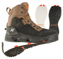 Korkers Buckskin Men's Wading Boots - Durable and Non-Corrosive - Includes Interchangeable Felt & Kling-On Soles