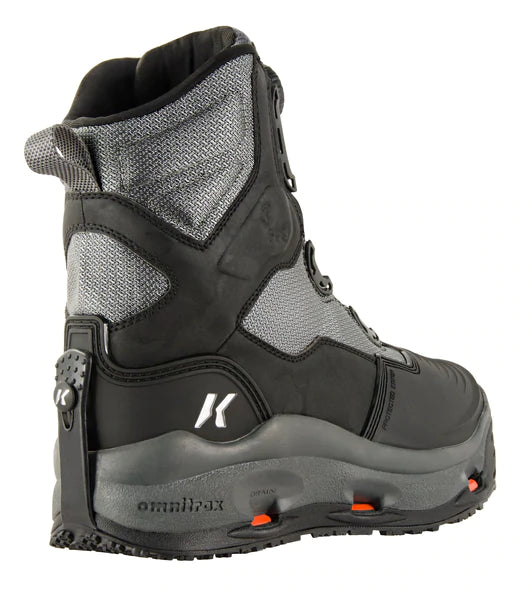 Korkers Darkhorse w/Felt & Kling-On Soles - Black/Gunmetal