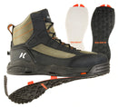 Korkers Greenback Wading Boot with Felt & Kling-On Soles, Dried Herb/Black