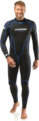 Cressi Full Diving Snorkeling Men's Wetsuit 2.5mm in Premium High Stretch Neoprene - Maya